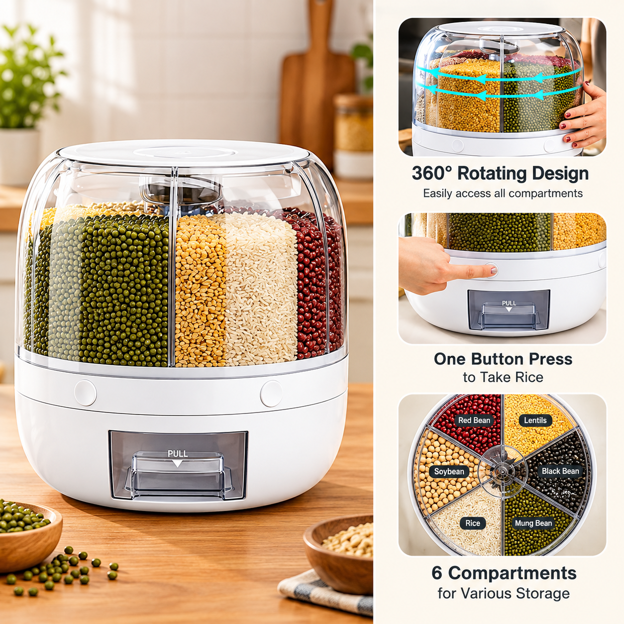 6-in-1 Grain Dispenser