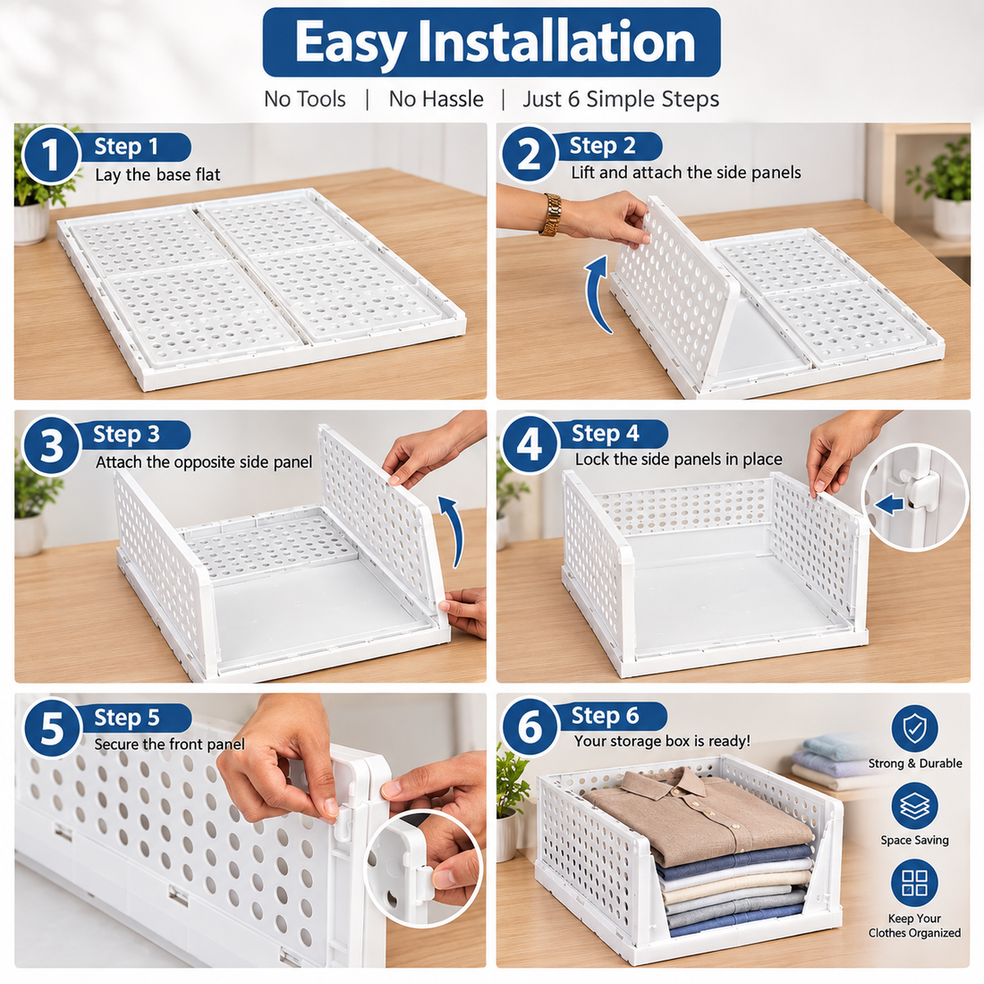 FoldNest Storage Organizer Buy 3 + Get 2 FREE