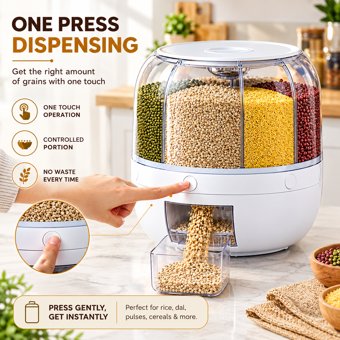 6-in-1 Grain Dispenser