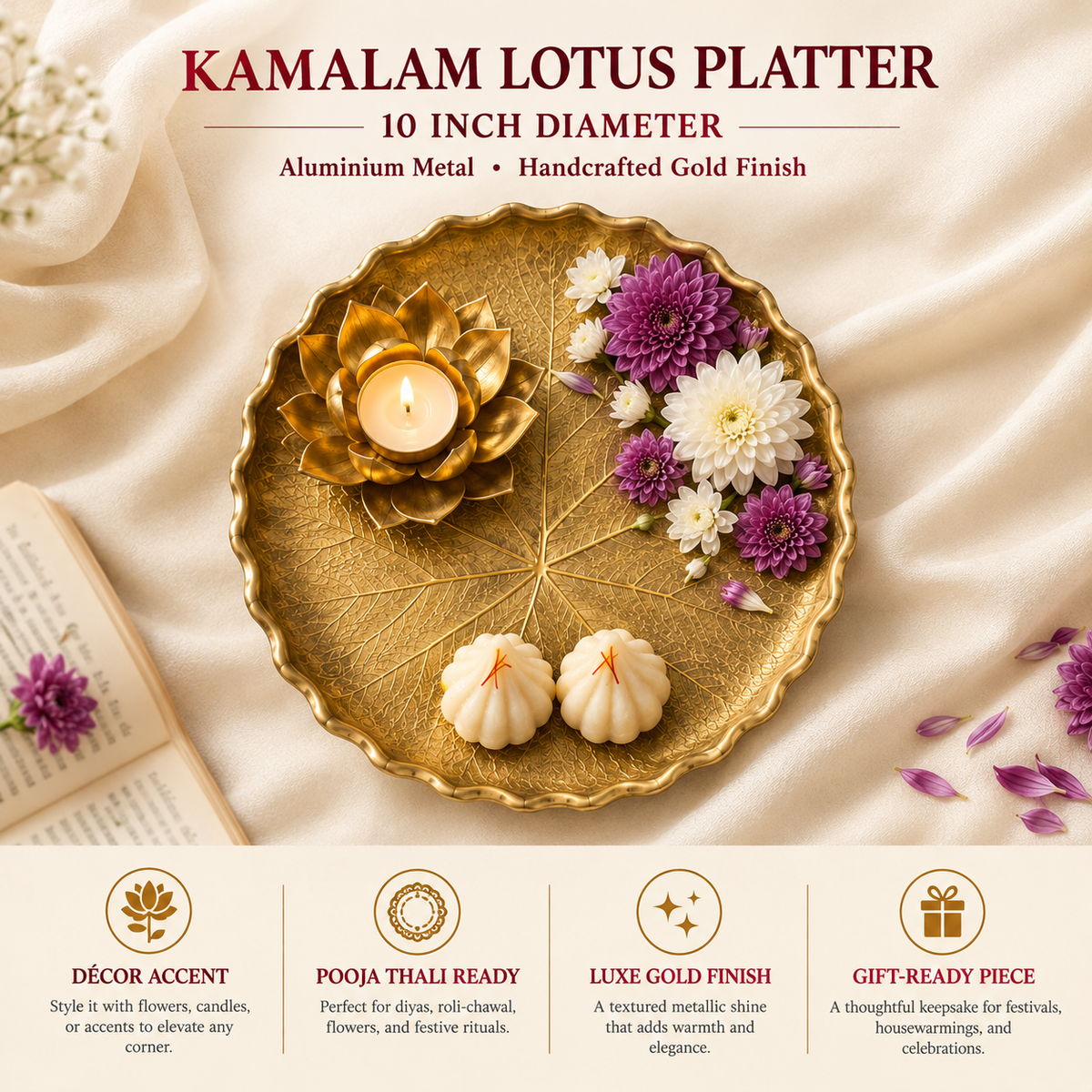 KAMALAM LOTUS PLATTER