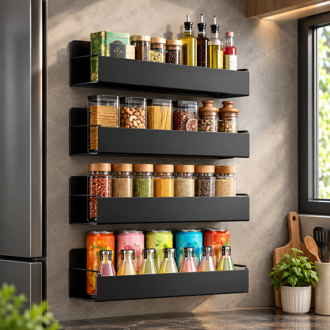 Magniqo™ Magnetic Storage Rack
