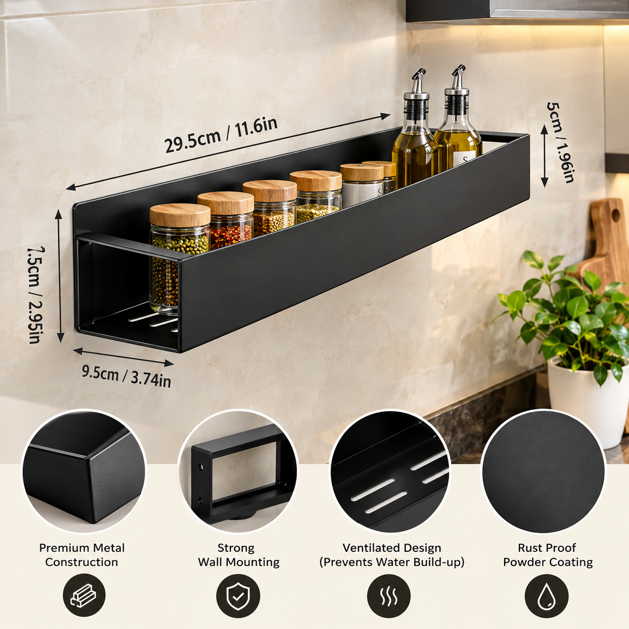 Magniqo™ Magnetic Storage Rack