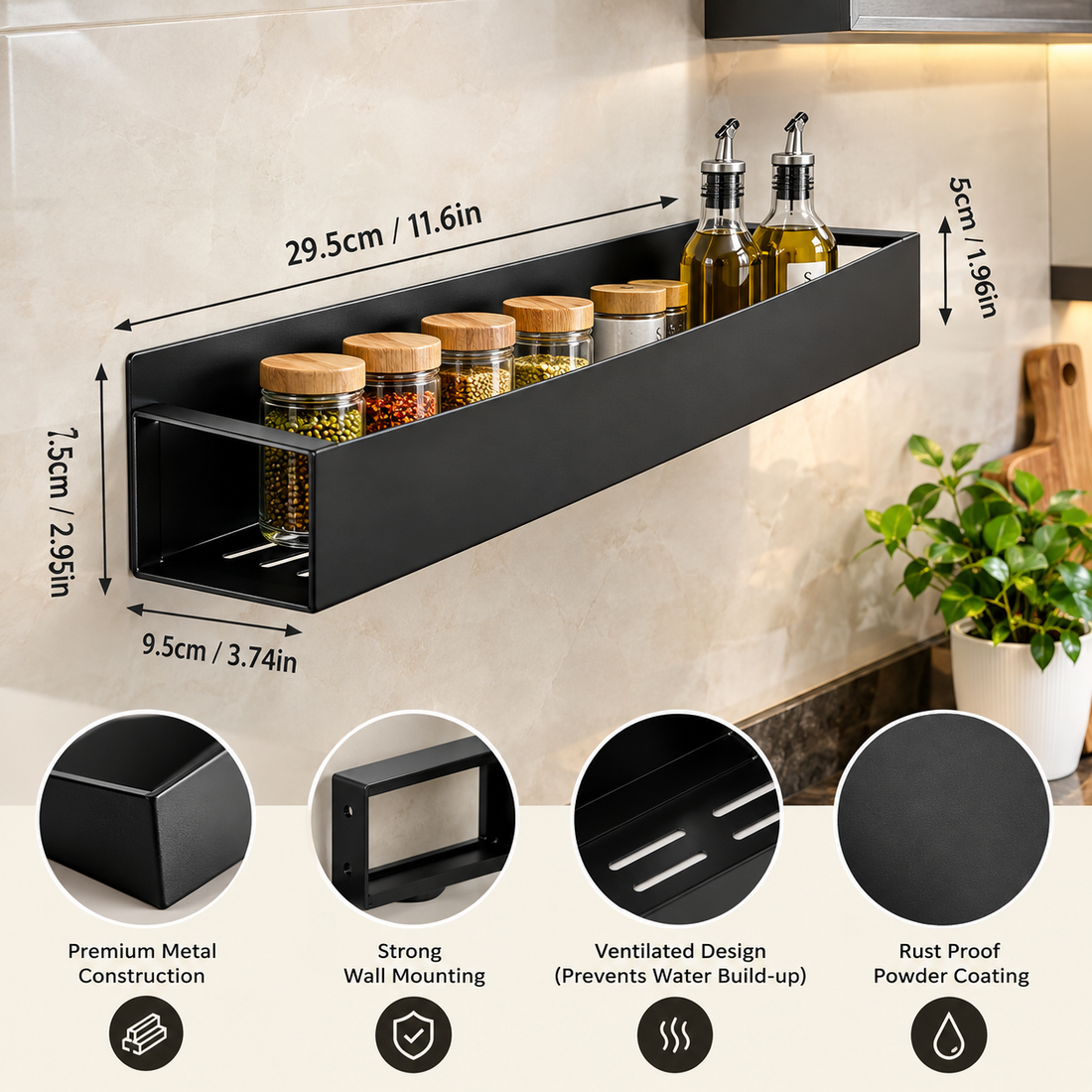 Magniqo™ Magnetic Storage Rack